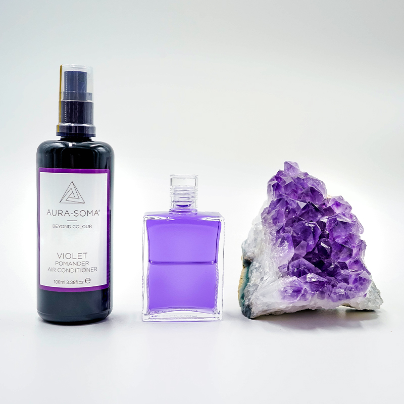 Aura Soma Equilibrium b 16 Air Spay violett