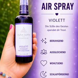 <strong><strong>Aura Soma Air Spray Violett - hervorragend zum Schlafen</strong><strong>