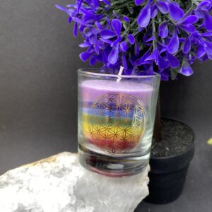 Chakra Kerze klein