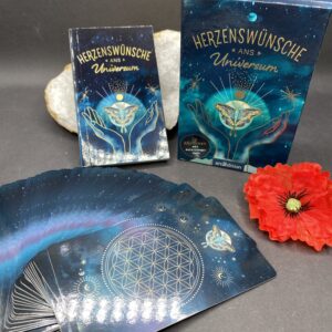 Herzenswünsche ans Universum Herzenswünsche ans Universum 78 Kärtchen mit Anleitungsbuch Vertraue dem Universum deine Wünsche an und lasse sie Realität werden