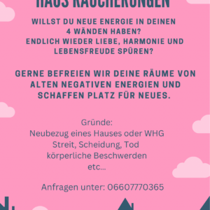 Räucherung für deine Seele & dein aus