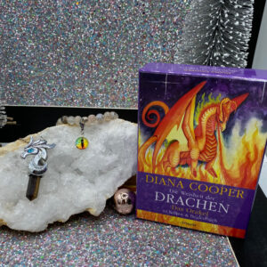 Drachen SET- Karten + Armband + Pendel