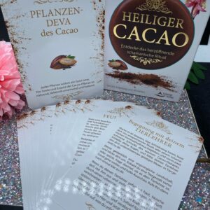 Heiliger Cacao - Entdecke das herzöffnende schamaische Ritual . Kartenset