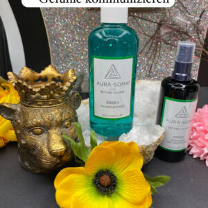 Aura Soma Smaragd grün, Spray & Flower Shower