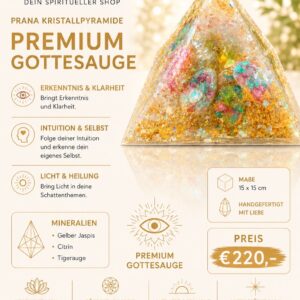 Orgonit Pyramide göttliches Auge