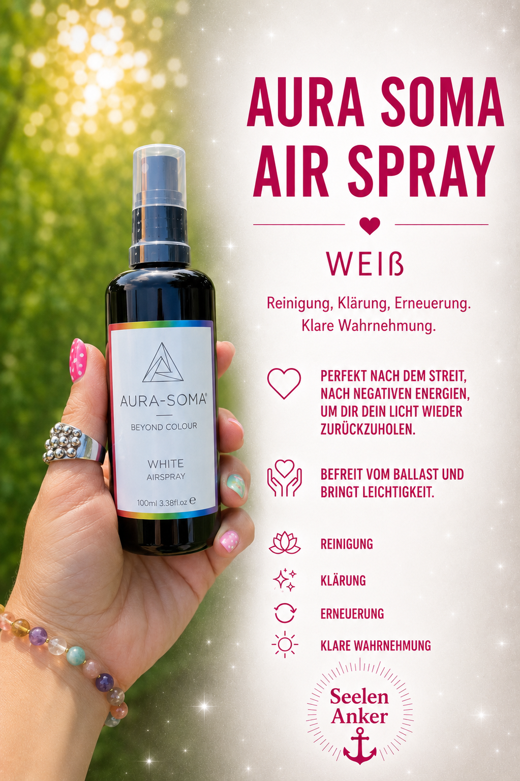 Air Spray weiß - Ich bin von allen Farben umgeben und beschützt