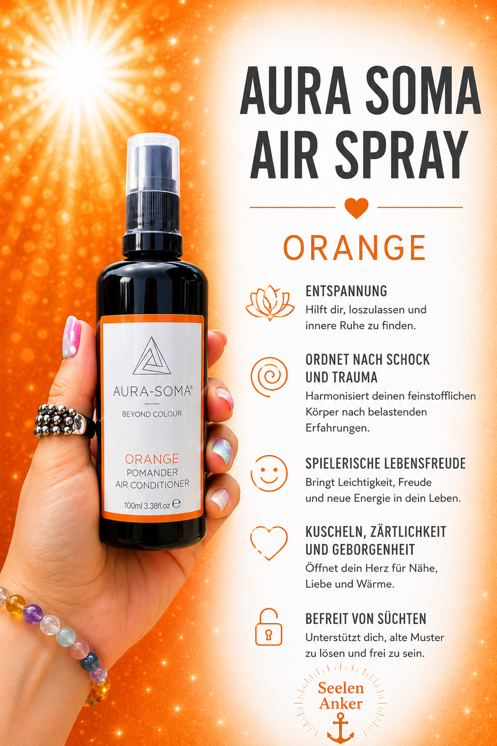 Aura Soma Air Spray orange