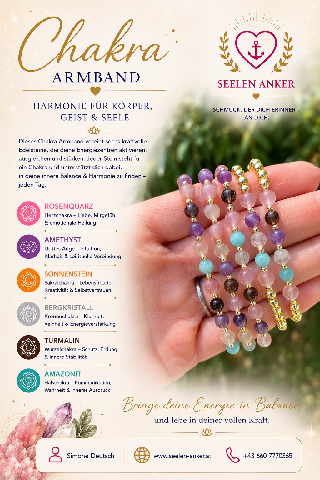 Chakren Armband