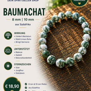 Baumachat Armband 8mm / 10 mm