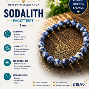 Sodalith Armband 8mm